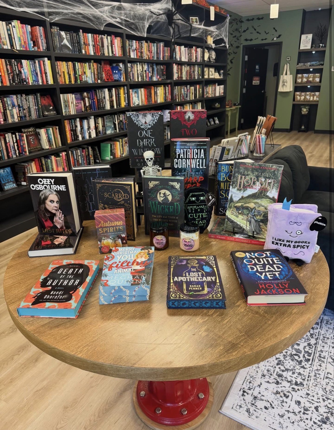 Featured books display