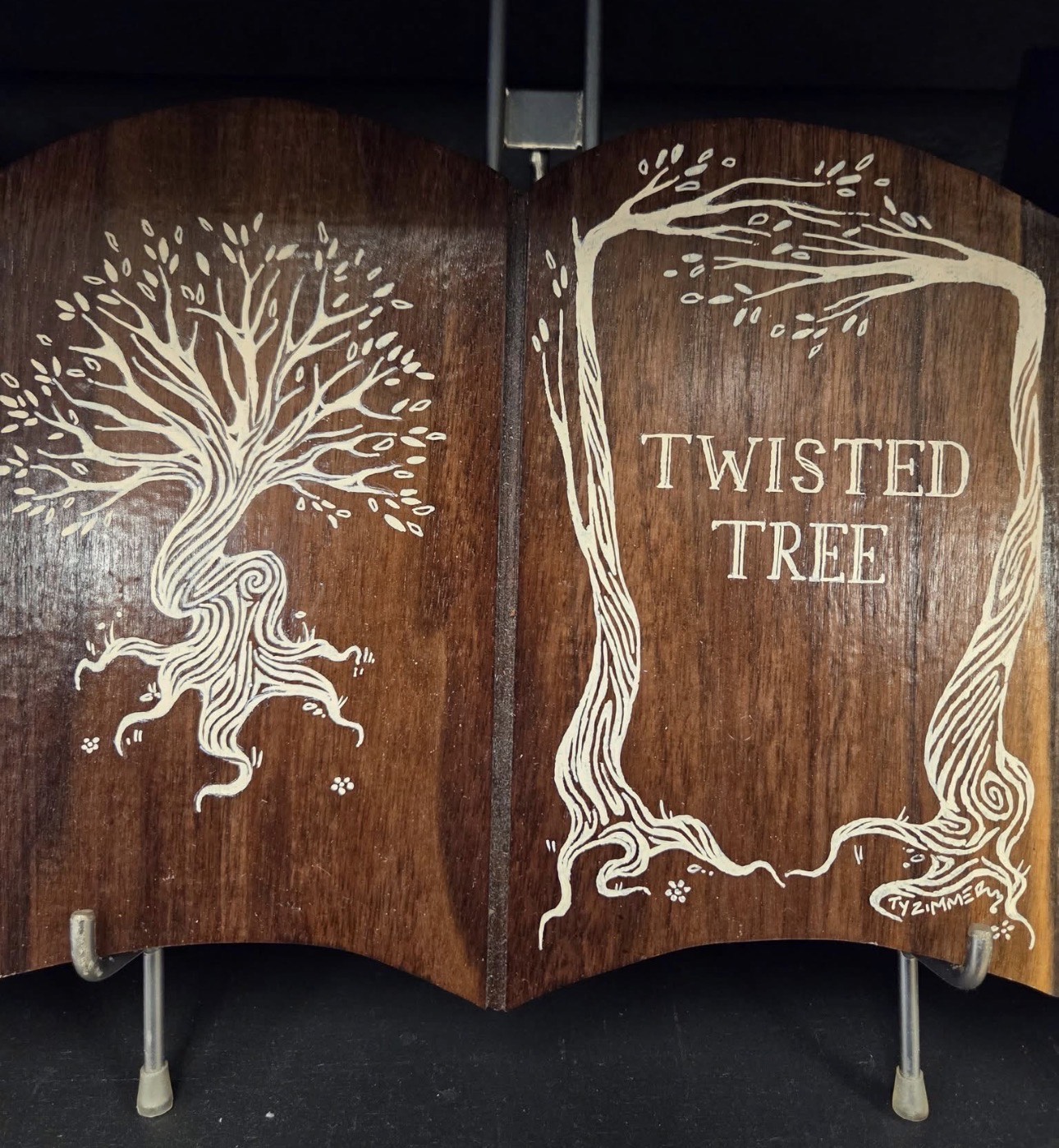 Twisted Tree handcrafted wooden sign